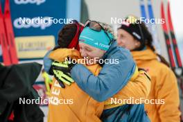 17.12.2023, Trondheim, Norway (NOR): Victoria Carl (GER), Coletta Rydzek (GER), (l-r)  - FIS world cup cross-country, 10km, Trondheim (NOR). www.nordicfocus.com. © Modica/NordicFocus. Every downloaded picture is fee-liable.