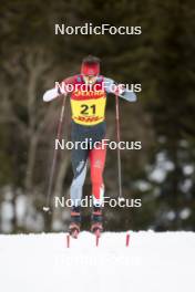 17.12.2023, Trondheim, Norway (NOR): Olivier Leveille (CAN) - FIS world cup cross-country, 10km, Trondheim (NOR). www.nordicfocus.com. © Modica/NordicFocus. Every downloaded picture is fee-liable.