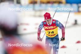 17.12.2023, Trondheim, Norway (NOR): Kevin Bolger (USA) - FIS world cup cross-country, 10km, Trondheim (NOR). www.nordicfocus.com. © Modica/NordicFocus. Every downloaded picture is fee-liable.
