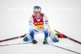 17.12.2023, Trondheim, Norway (NOR): Calle Halfvarsson (SWE) - FIS world cup cross-country, 10km, Trondheim (NOR). www.nordicfocus.com. © Modica/NordicFocus. Every downloaded picture is fee-liable.