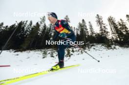 17.12.2023, Trondheim, Norway (NOR): Davide Graz (ITA) - FIS world cup cross-country, 10km, Trondheim (NOR). www.nordicfocus.com. © Modica/NordicFocus. Every downloaded picture is fee-liable.