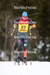 17.12.2023, Trondheim, Norway (NOR): Lucas Boegl (GER) - FIS world cup cross-country, 10km, Trondheim (NOR). www.nordicfocus.com. © Modica/NordicFocus. Every downloaded picture is fee-liable.