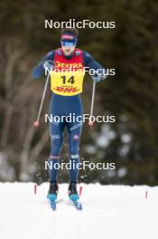 17.12.2023, Trondheim, Norway (NOR): Simone Dapra (ITA) - FIS world cup cross-country, 10km, Trondheim (NOR). www.nordicfocus.com. © Modica/NordicFocus. Every downloaded picture is fee-liable.