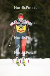 17.12.2023, Trondheim, Norway (NOR): Katherine Stewart-Jones (CAN) - FIS world cup cross-country, 10km, Trondheim (NOR). www.nordicfocus.com. © Modica/NordicFocus. Every downloaded picture is fee-liable.