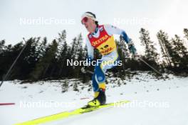 17.12.2023, Trondheim, Norway (NOR): Johan Haeggstroem (SWE) - FIS world cup cross-country, 10km, Trondheim (NOR). www.nordicfocus.com. © Modica/NordicFocus. Every downloaded picture is fee-liable.