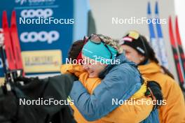 17.12.2023, Trondheim, Norway (NOR): Victoria Carl (GER), Coletta Rydzek (GER), (l-r)  - FIS world cup cross-country, 10km, Trondheim (NOR). www.nordicfocus.com. © Modica/NordicFocus. Every downloaded picture is fee-liable.