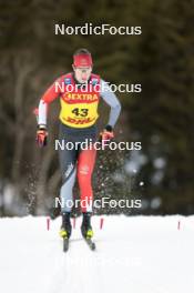 17.12.2023, Trondheim, Norway (NOR): Xavier Mckeever (CAN) - FIS world cup cross-country, 10km, Trondheim (NOR). www.nordicfocus.com. © Modica/NordicFocus. Every downloaded picture is fee-liable.