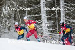 15.12.2023, Trondheim, Norway (NOR): Johannes Hoesflot Klaebo (NOR), Lucas Chanavat (FRA), (l-r)  - FIS world cup cross-country, individual sprint, Trondheim (NOR). www.nordicfocus.com. © Modica/NordicFocus. Every downloaded picture is fee-liable.