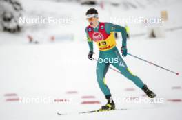 15.12.2023, Trondheim, Norway (NOR): Fedele De Campo (AUS) - FIS world cup cross-country, individual sprint, Trondheim (NOR). www.nordicfocus.com. © Modica/NordicFocus. Every downloaded picture is fee-liable.