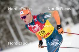 15.12.2023, Trondheim, Norway (NOR): Gabriel Gledhill (GBR) - FIS world cup cross-country, individual sprint, Trondheim (NOR). www.nordicfocus.com. © Modica/NordicFocus. Every downloaded picture is fee-liable.