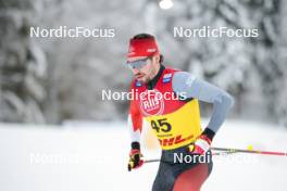 15.12.2023, Trondheim, Norway (NOR): Antoine Cyr (CAN) - FIS world cup cross-country, individual sprint, Trondheim (NOR). www.nordicfocus.com. © Modica/NordicFocus. Every downloaded picture is fee-liable.