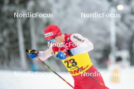 15.12.2023, Trondheim, Norway (NOR): Valerio Grond (SUI) - FIS world cup cross-country, individual sprint, Trondheim (NOR). www.nordicfocus.com. © Modica/NordicFocus. Every downloaded picture is fee-liable.