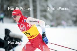 15.12.2023, Trondheim, Norway (NOR): Janik Riebli (SUI) - FIS world cup cross-country, individual sprint, Trondheim (NOR). www.nordicfocus.com. © Modica/NordicFocus. Every downloaded picture is fee-liable.