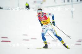 15.12.2023, Trondheim, Norway (NOR): Johan Haeggstroem (SWE) - FIS world cup cross-country, individual sprint, Trondheim (NOR). www.nordicfocus.com. © Modica/NordicFocus. Every downloaded picture is fee-liable.