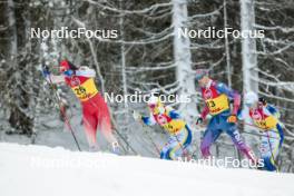 15.12.2023, Trondheim, Norway (NOR): Valerio Grond (SUI), Kevin Bolger (USA), (l-r)  - FIS world cup cross-country, individual sprint, Trondheim (NOR). www.nordicfocus.com. © Modica/NordicFocus. Every downloaded picture is fee-liable.