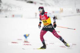 15.12.2023, Trondheim, Norway (NOR): Lauris Kaparkalejs (LAT) - FIS world cup cross-country, individual sprint, Trondheim (NOR). www.nordicfocus.com. © Modica/NordicFocus. Every downloaded picture is fee-liable.