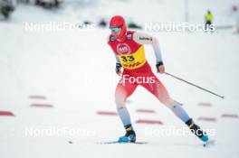 15.12.2023, Trondheim, Norway (NOR): Roman Schaad (SUI) - FIS world cup cross-country, individual sprint, Trondheim (NOR). www.nordicfocus.com. © Modica/NordicFocus. Every downloaded picture is fee-liable.
