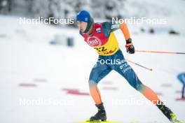 15.12.2023, Trondheim, Norway (NOR): Qiang Wang (CHN) - FIS world cup cross-country, individual sprint, Trondheim (NOR). www.nordicfocus.com. © Modica/NordicFocus. Every downloaded picture is fee-liable.