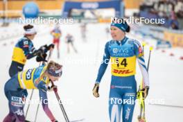 16.12.2023, Trondheim, Norway (NOR): Jessie Diggins (USA), Kerttu Niskanen (FIN), (l-r)  - FIS world cup cross-country, skiathlon, Trondheim (NOR). www.nordicfocus.com. © Modica/NordicFocus. Every downloaded picture is fee-liable.