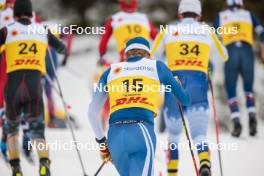 16.12.2023, Trondheim, Norway (NOR): Remi Lindholm (FIN) - FIS world cup cross-country, skiathlon, Trondheim (NOR). www.nordicfocus.com. © Modica/NordicFocus. Every downloaded picture is fee-liable.