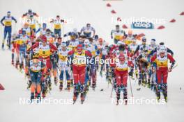 16.12.2023, Trondheim, Norway (NOR): Andrew Musgrave (GBR), Jan Thomas Jenssen (NOR), Harald Oestberg Amundsen (NOR), Paal Golberg (NOR), Didrik Toenseth (NOR), (l-r)  - FIS world cup cross-country, skiathlon, Trondheim (NOR). www.nordicfocus.com. © Modica/NordicFocus. Every downloaded picture is fee-liable.