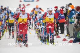 16.12.2023, Trondheim, Norway (NOR): Paal Golberg (NOR), Didrik Toenseth (NOR), (l-r)  - FIS world cup cross-country, skiathlon, Trondheim (NOR). www.nordicfocus.com. © Modica/NordicFocus. Every downloaded picture is fee-liable.