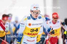 16.12.2023, Trondheim, Norway (NOR): Leo Johansson (SWE) - FIS world cup cross-country, skiathlon, Trondheim (NOR). www.nordicfocus.com. © Modica/NordicFocus. Every downloaded picture is fee-liable.