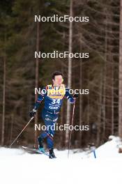 31.12.2023, Toblach, Italy (ITA): Jules Lapierre (FRA) - FIS world cup cross-country, tour de ski, 10km, Toblach (ITA). www.nordicfocus.com. © Modica/NordicFocus. Every downloaded picture is fee-liable.