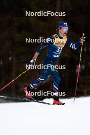31.12.2023, Toblach, Italy (ITA): Hugo Lapalus (FRA) - FIS world cup cross-country, tour de ski, 10km, Toblach (ITA). www.nordicfocus.com. © Modica/NordicFocus. Every downloaded picture is fee-liable.