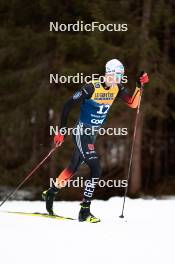 31.12.2023, Toblach, Italy (ITA): Florian Notz (GER) - FIS world cup cross-country, tour de ski, 10km, Toblach (ITA). www.nordicfocus.com. © Modica/NordicFocus. Every downloaded picture is fee-liable.