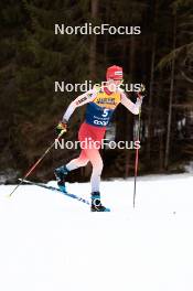 31.12.2023, Toblach, Italy (ITA): Antonin Savary (SUI) - FIS world cup cross-country, tour de ski, 10km, Toblach (ITA). www.nordicfocus.com. © Modica/NordicFocus. Every downloaded picture is fee-liable.