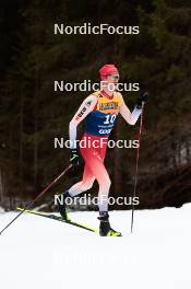 31.12.2023, Toblach, Italy (ITA): Candide Pralong (SUI) - FIS world cup cross-country, tour de ski, 10km, Toblach (ITA). www.nordicfocus.com. © Modica/NordicFocus. Every downloaded picture is fee-liable.
