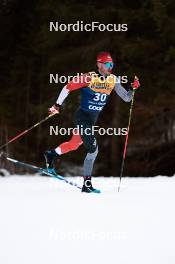 31.12.2023, Toblach, Italy (ITA): Antoine Cyr (CAN) - FIS world cup cross-country, tour de ski, 10km, Toblach (ITA). www.nordicfocus.com. © Modica/NordicFocus. Every downloaded picture is fee-liable.