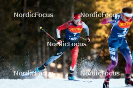 30.12.2023, Toblach, Italy (ITA): Antoine Cyr (CAN) - FIS world cup cross-country, tour de ski, individual sprint, Toblach (ITA). www.nordicfocus.com. © Modica/NordicFocus. Every downloaded picture is fee-liable.