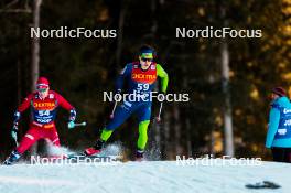 30.12.2023, Toblach, Italy (ITA): Anze Gros (SLO) - FIS world cup cross-country, tour de ski, individual sprint, Toblach (ITA). www.nordicfocus.com. © Modica/NordicFocus. Every downloaded picture is fee-liable.