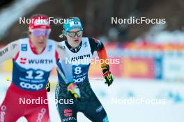 30.12.2023, Toblach, Italy (ITA): Victoria Carl (GER) - FIS world cup cross-country, tour de ski, individual sprint, Toblach (ITA). www.nordicfocus.com. © Modica/NordicFocus. Every downloaded picture is fee-liable.
