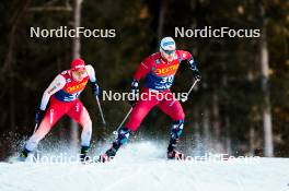 30.12.2023, Toblach, Italy (ITA): Haavard Solaas Taugboel (NOR) - FIS world cup cross-country, tour de ski, individual sprint, Toblach (ITA). www.nordicfocus.com. © Modica/NordicFocus. Every downloaded picture is fee-liable.