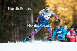 30.12.2023, Toblach, Italy (ITA): Jessie Diggins (USA) - FIS world cup cross-country, tour de ski, individual sprint, Toblach (ITA). www.nordicfocus.com. © Modica/NordicFocus. Every downloaded picture is fee-liable.