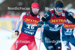 30.12.2023, Toblach, Italy (ITA): Roman Schaad (SUI) - FIS world cup cross-country, tour de ski, individual sprint, Toblach (ITA). www.nordicfocus.com. © Modica/NordicFocus. Every downloaded picture is fee-liable.