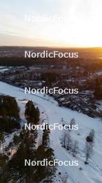 14.03.2024, Falun, Sweden (SWE): Aerial view of FalunÕs Stadium   - FIS world cup cross-country, training, Falun (SWE). www.nordicfocus.com. © Modica/NordicFocus. Every downloaded picture is fee-liable.