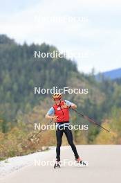 20.10.2023, Ramsau am Dachstein, Austria (AUT): Franz-Josef Rehrl (AUT) - Nordic Combined summer training, Ramsau am Dachstein (AUT). www.nordicfocus.com. © Manzoni/NordicFocus. Every downloaded picture is fee-liable.