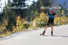 19.10.2023, Ramsau am Dachstein, Austria (AUT): Manuel Faisst (GER) - Nordic Combined summer training, Ramsau am Dachstein (AUT). www.nordicfocus.com. © Manzoni/NordicFocus. Every downloaded picture is fee-liable.