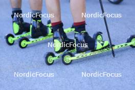 19.10.2023, Ramsau am Dachstein, Austria (AUT): Event Feature: Fischer boots - Nordic Combined summer training, Ramsau am Dachstein (AUT). www.nordicfocus.com. © Manzoni/NordicFocus. Every downloaded picture is fee-liable.