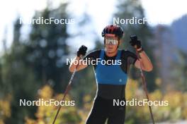 19.10.2023, Ramsau am Dachstein, Austria (AUT): Julian Schmid (GER) - Nordic Combined summer training, Ramsau am Dachstein (AUT). www.nordicfocus.com. © Manzoni/NordicFocus. Every downloaded picture is fee-liable.
