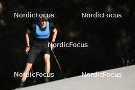 19.10.2023, Ramsau am Dachstein, Austria (AUT): Terence Weber (GER) - Nordic Combined summer training, Ramsau am Dachstein (AUT). www.nordicfocus.com. © Manzoni/NordicFocus. Every downloaded picture is fee-liable.