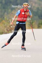 20.10.2023, Ramsau am Dachstein, Austria (AUT): Franz-Josef Rehrl (AUT) - Nordic Combined summer training, Ramsau am Dachstein (AUT). www.nordicfocus.com. © Manzoni/NordicFocus. Every downloaded picture is fee-liable.