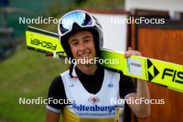 25.08.2023, Oberwiesenthal, Germany (GER): Jiri Konvalinka (CZE) - FIS Nordic Combined Summer Grand Prix men and women, training HS105 men, Oberwiesenthal (GER). www.nordicfocus.com. © Volk/NordicFocus. Every downloaded picture is fee-liable.