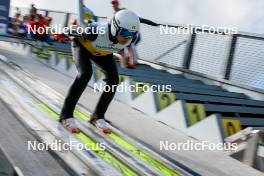 26.08.2023, Oberwiesenthal, Germany (GER): Aaron Kostner (ITA) - FIS Nordic Combined Summer Grand Prix men and women, individual gundersen HS105/10km men, Oberwiesenthal (GER). www.nordicfocus.com. © Volk/NordicFocus. Every downloaded picture is fee-liable.