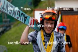 25.08.2023, Oberwiesenthal, Germany (GER): Franz-Josef Rehrl (AUT) - FIS Nordic Combined Summer Grand Prix men and women, training HS105 men, Oberwiesenthal (GER). www.nordicfocus.com. © Volk/NordicFocus. Every downloaded picture is fee-liable.