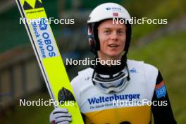 25.08.2023, Oberwiesenthal, Germany (GER): Einar Luraas Oftebro (NOR) - FIS Nordic Combined Summer Grand Prix men and women, training HS105 men, Oberwiesenthal (GER). www.nordicfocus.com. © Volk/NordicFocus. Every downloaded picture is fee-liable.